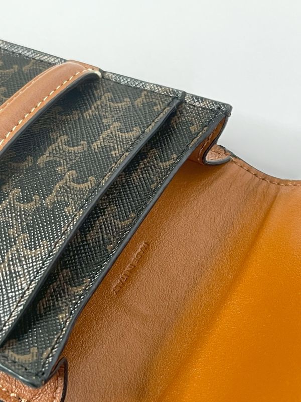 【9成新】CELINE 老花直立式手機包 