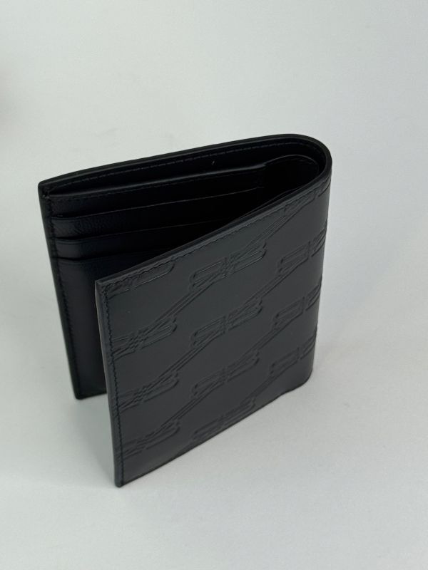 【分期0利率】BALENCIAGA MONOGARM 直式對折短夾【全新品】 