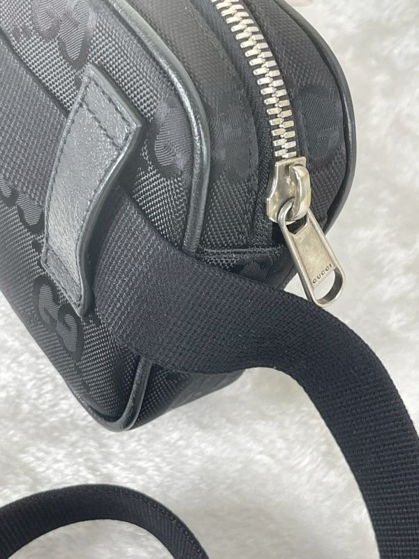 【分期0利率】GUCCI Off The Grid 緹花尼龍胸腰包【95成新】 