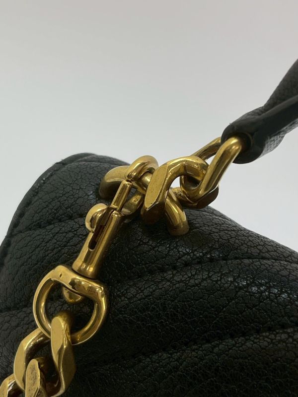 【9成新】YSL COLLèGE中性絎縫皮革手袋 