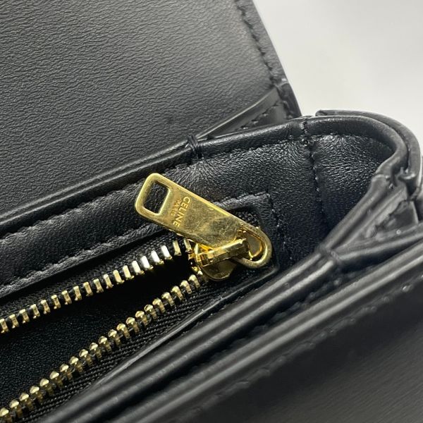 【12期0利率】CELINE TEEN TRIOMPHE亮澤牛皮革手袋【23年1月巴黎購證】【95成新】 