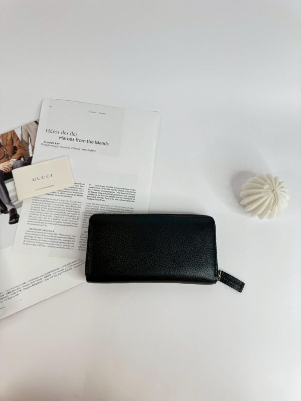 【9成新】GUCCI 蜜蜂拉鍊長夾 