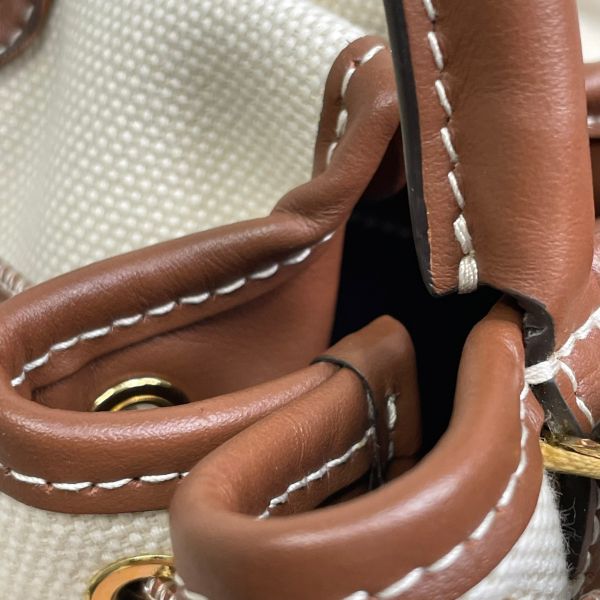 【12期0利率】BURBERRY  TB帆布迷你水桶包【95成新】 