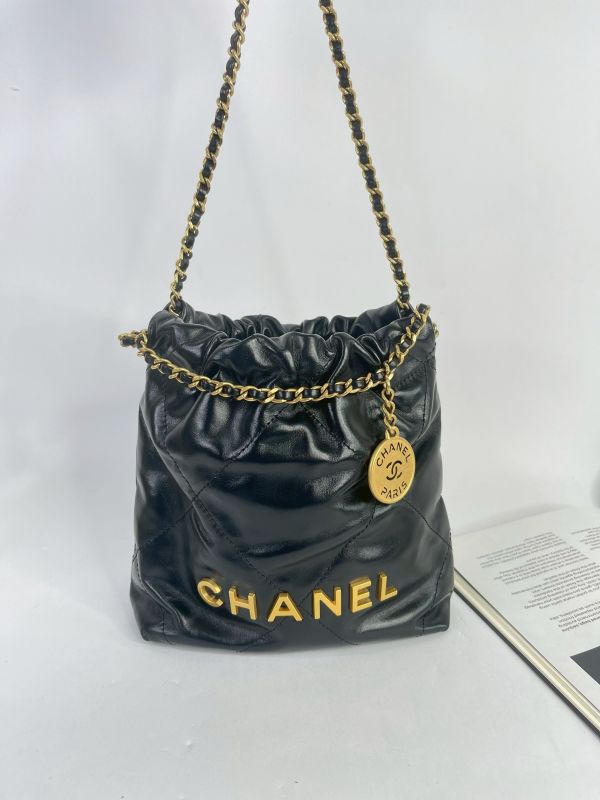 【95成新】CHANEL 22 迷你束口包 