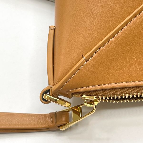 【12期0利率】LOEWE PUZZLE FOLD POUCH  沙色【99成新】 