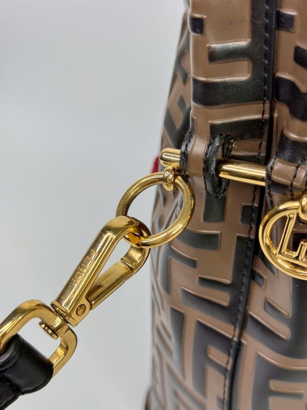 【9成新】FENDI  Mon Tresor 水桶包 大號 