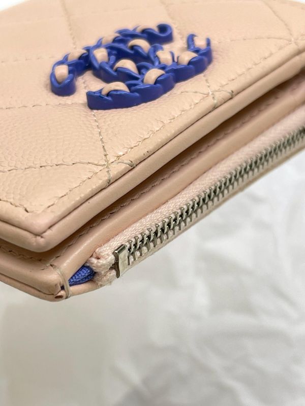 【9成新】Chanel 19 對開短夾 