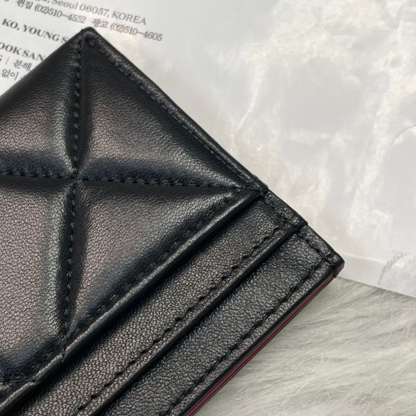 【12期0利率】CHANEL 19卡包 黑金【95成新】 