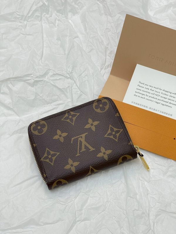 【未使用閒置品】LV 拉鏈零錢包 