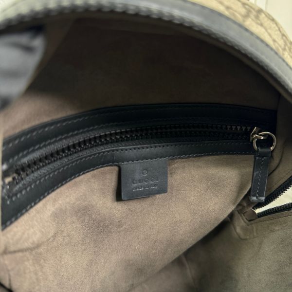 【12期0利率】GUCCI SUPREME 滿版印花後背包【全新閒置品】 