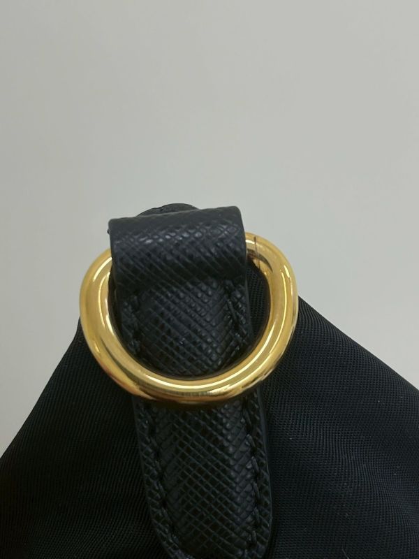 【95成新】PRADA 浮雕LOGO 尼龍托特包 