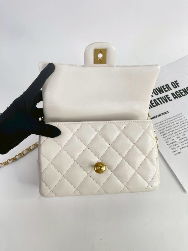【99成新】CHANEL 24P HANDLE 翻蓋包 