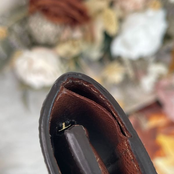 【12期0利率】LV Victorine 老花三折短夾【95成新】 