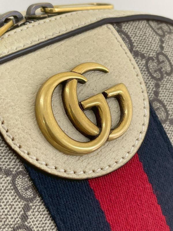 【9成新】GUCCI OPHIDIA GG 雙肩後背包 