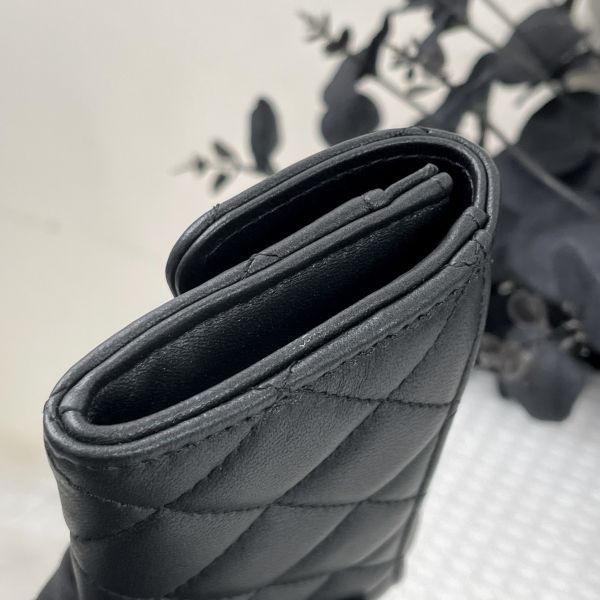 【12期0利率】Chanel COCO羊皮零錢卡包【95成新】 