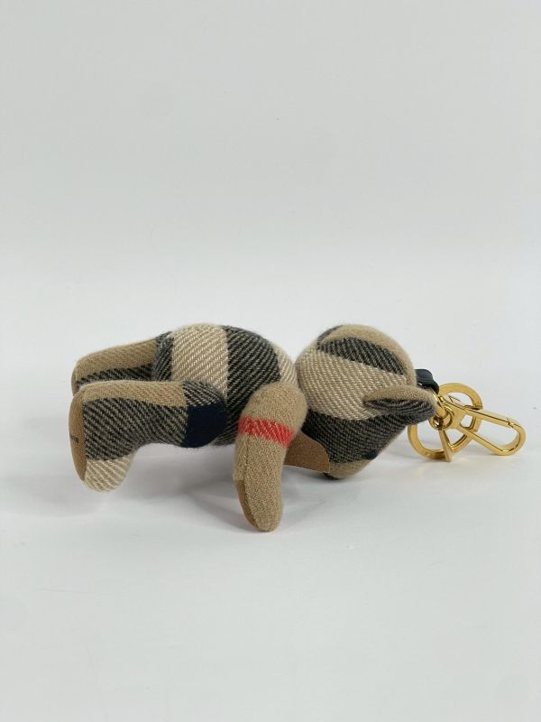 【9成新】BURBERRY Thomas 泰迪熊吊飾 