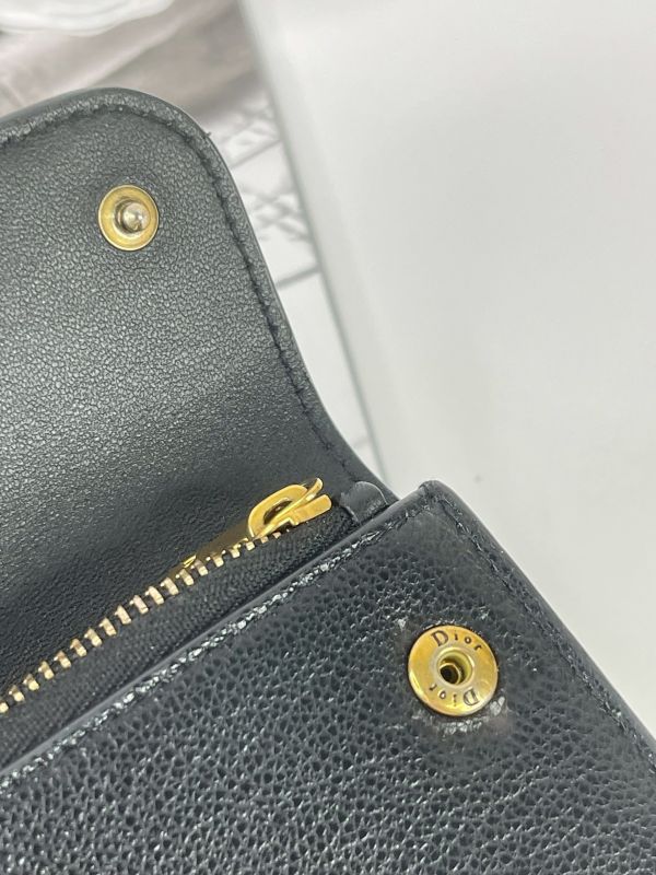 【分期0利率】DIOR Saddle Lotus 三折短夾【85成新】 