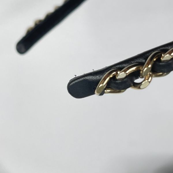 【分期0利率】CHANEL 雙C髮箍【99成新】 
