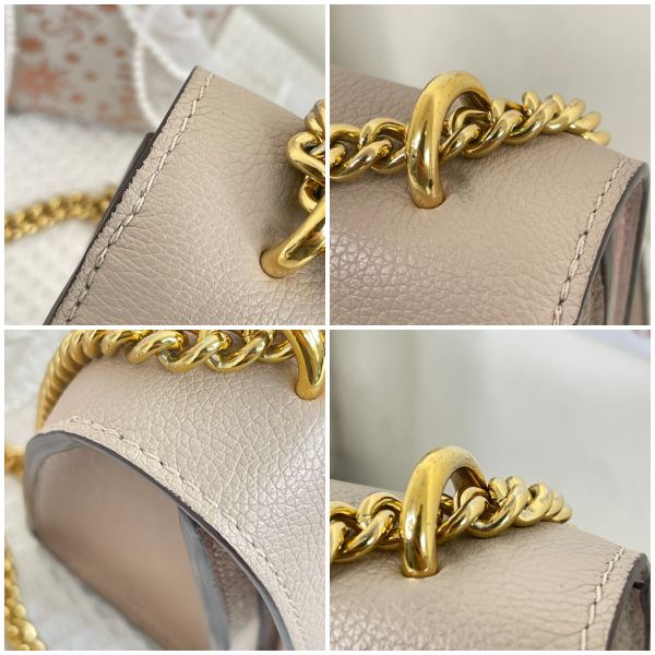 【12期0利率】 LV Mylockme 鏈帶手袋【台灣購證】【99成新】 