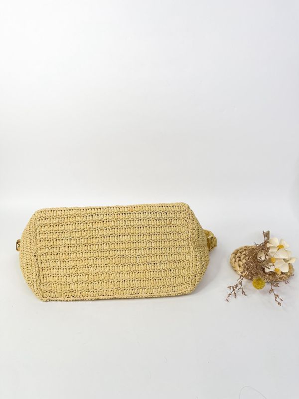 【95成新】YSL 拉菲草斜背包 