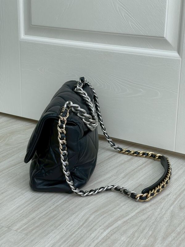 【95成新】CHANEL 19大型口蓋包 