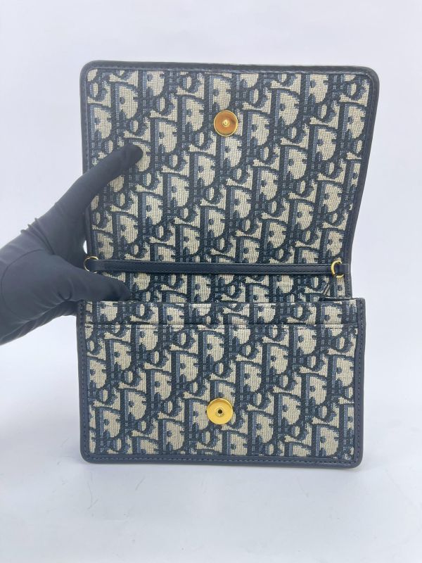 【95成新】DIOR 老花二合一腰包 