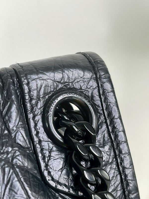 【分期0利率】YSL 鱷魚壓紋NIKI 中號【95成新】 