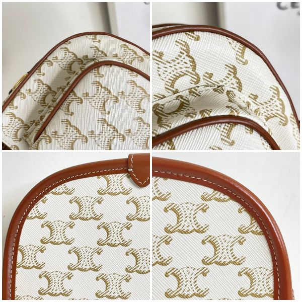 【12期0利率】CELINE Triomphe帆布中型Folco手袋 【9成新】 