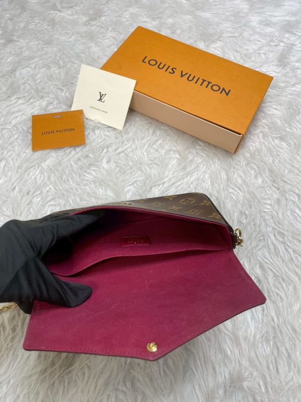 【分期0利率】 LV LV Félicie Pochette 舊款老花三合一 (非絨布內裡)【9成新】 