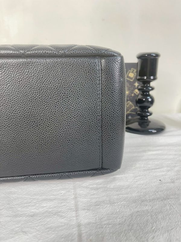 【分期0利率】CHANEL GST 雙C LOGO 荔枝牛皮托特包【95成新】 