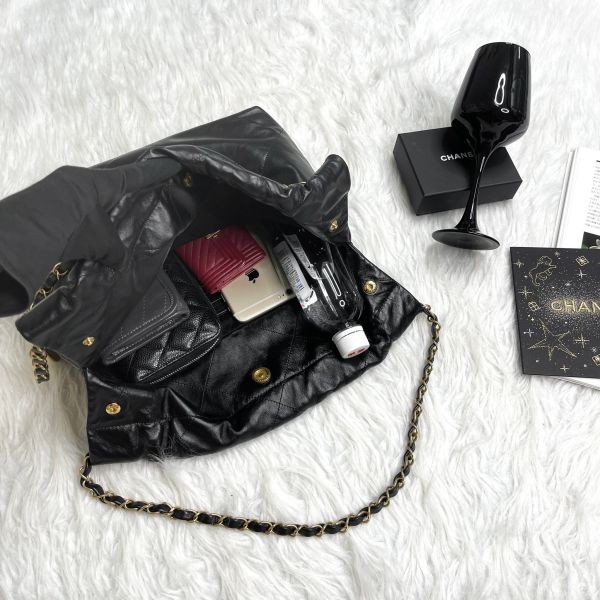 【12期0利率】CHANEL  22BAG  SMALL【95成新】 
