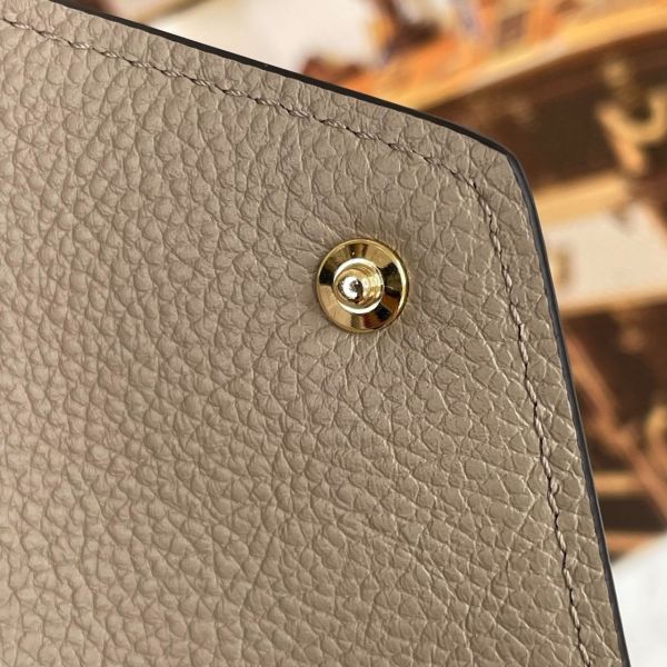 【12期0利率】LV Victorine三折短夾 最火斑鳩灰配色 【9.9成新】 