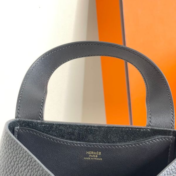 【12期0利率】HERMES IN THE LOOP 豬鼻子菜籃【23年6月韓國購證】【99成新】 