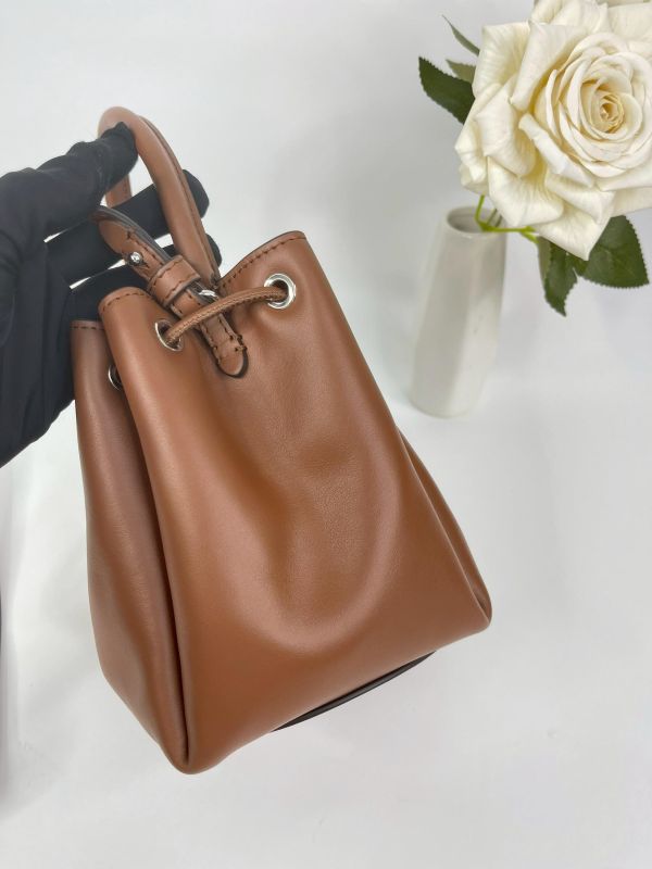 【99成新】BURBERRY 抽繩水桶包 