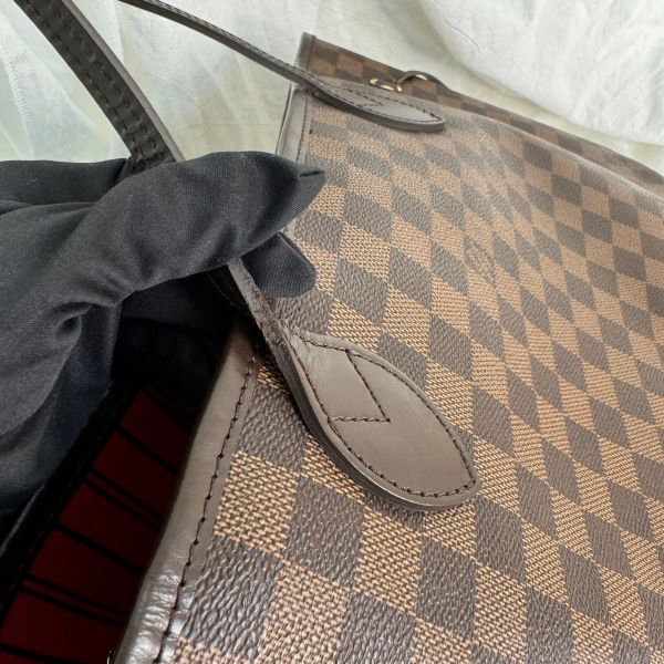 【9成新】【12期0利率】LV 棋盤格NEVERFULL MM 