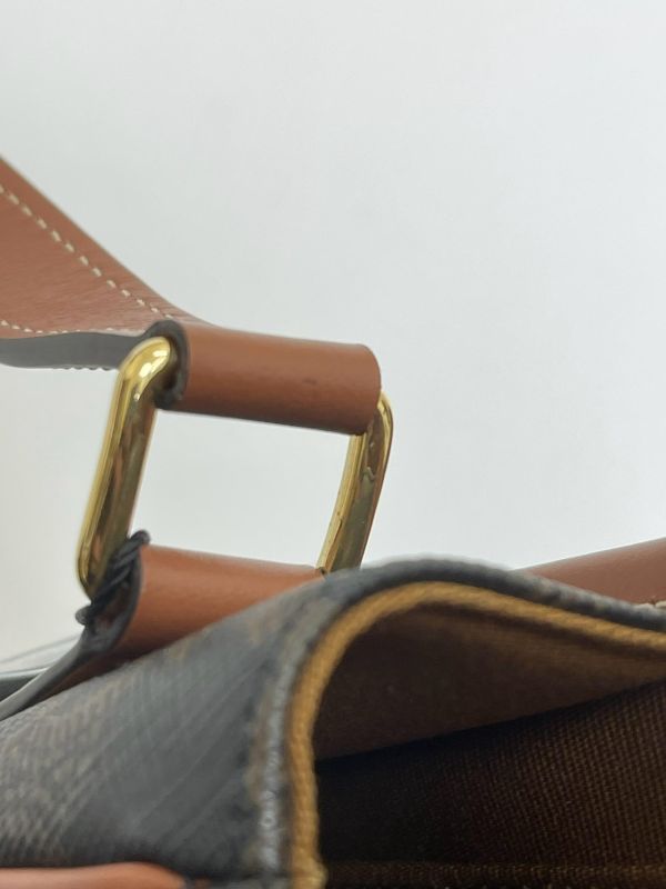 【95成新】CELINE Triomphe帆布中型Folco手袋 