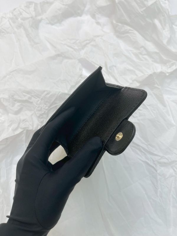 【全新品】CHANEL  COCO迷你雙層三折短夾 