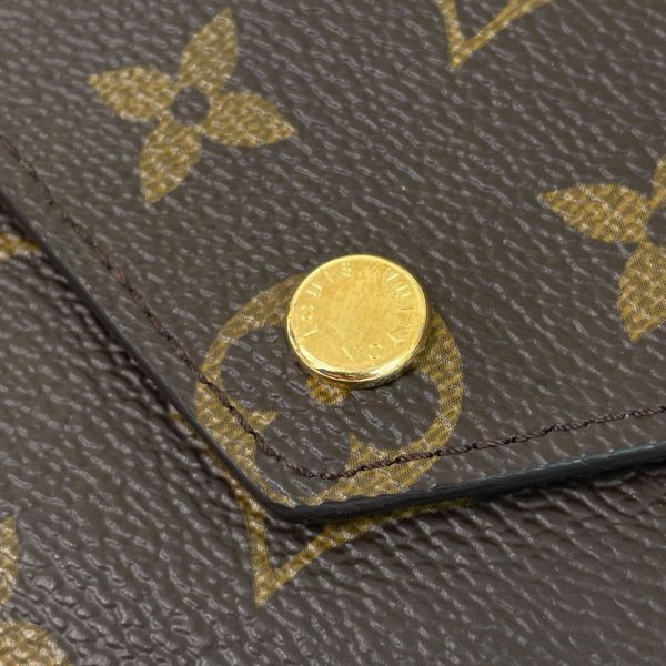 【12期0利率】LV Victorine 老花三折短夾【95成新】 