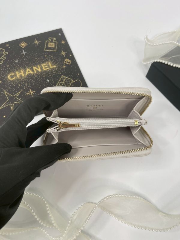 【分期0利率】CHANEL 新款拉鍊零錢包【未使用閒置品】 