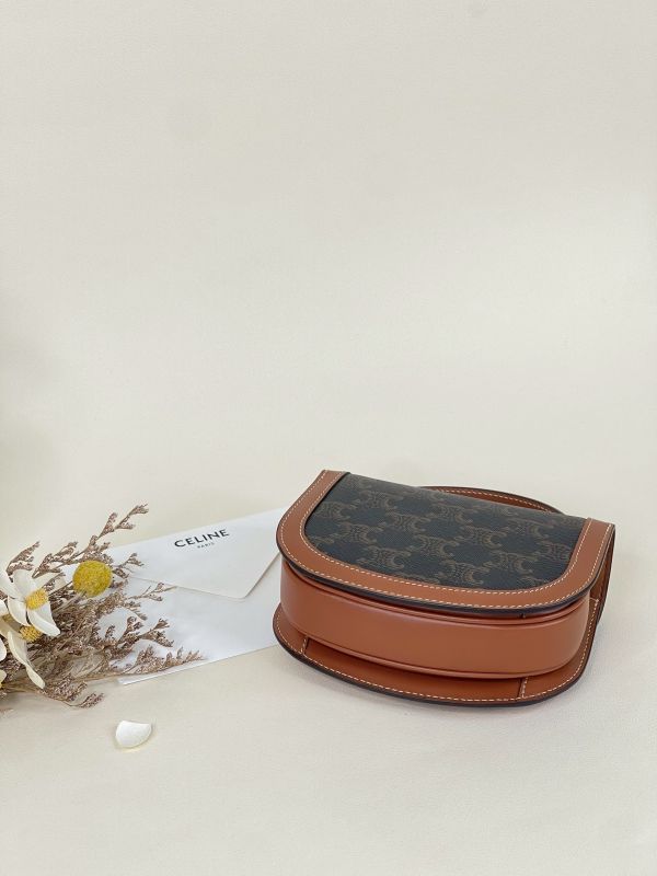 【分期0利率】CELINE BESACE CLEA標誌印花迷你手袋【全新品】 