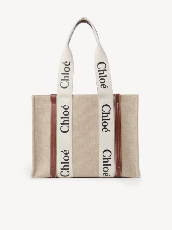 【12期0利率】【現金價】Chloé 中號Woody Tote Bag 