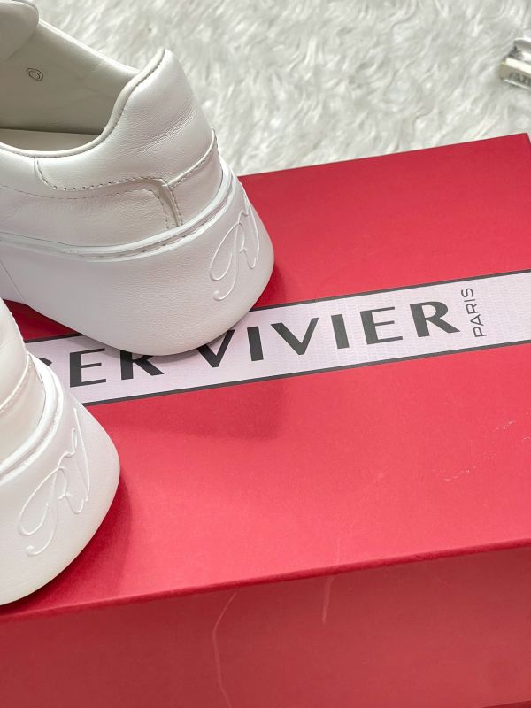 【分期0利率】Roger Vivier Viv' Skate 皮革運動鞋 37號【95成新】 