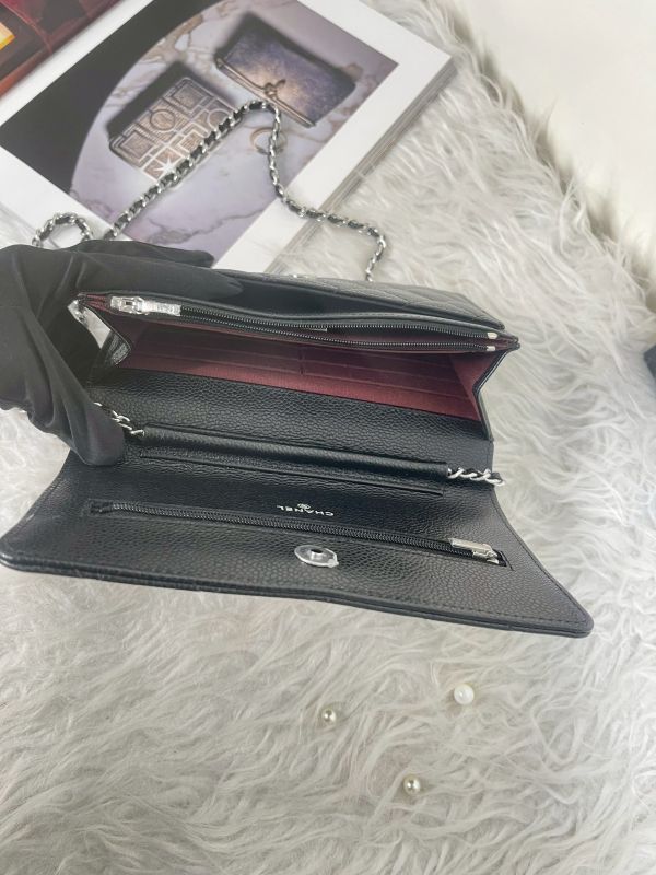 【分期0利率】CHANEL 魚子醬 WOC 黑銀 【全新品】 