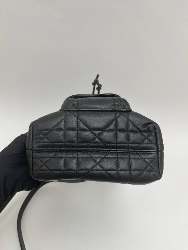 【95成新】DIOR CARO 騰格紋水桶包 