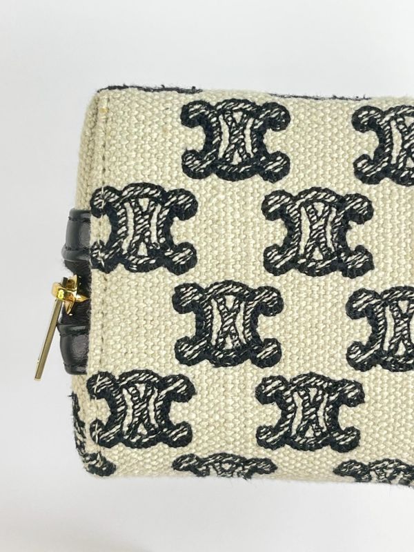 【95成新】CELINE 刺繡貝殼包 