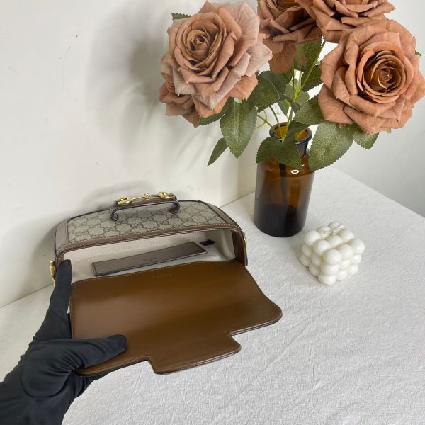 【12期0利率】GUCCI Horsebit 1955 MINI【台灣購證】【95成新】 