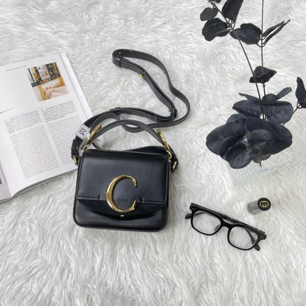【分期0利率】CHLOE MINI C BAG【99成新】 
