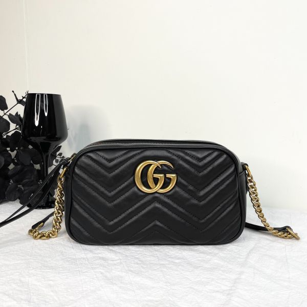 【12期0利率】GUCCI GG Marmont 相機包【9成新】 
