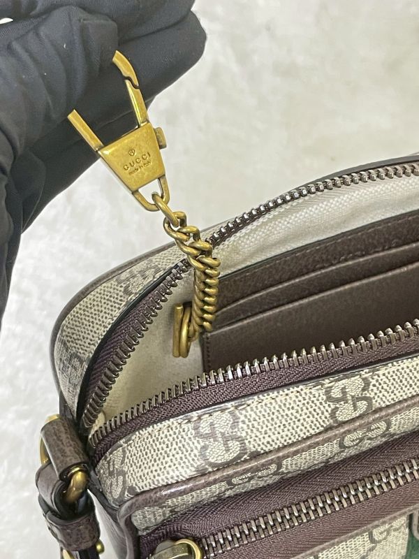 【99成新】GUCCI Ophidia 前口袋腰包斜背兩用包 