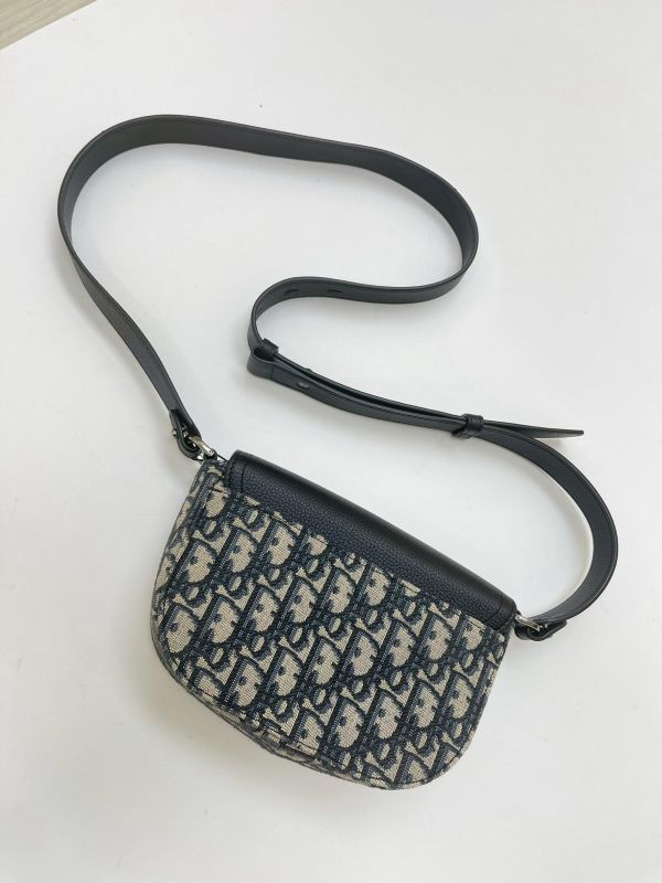 【95成新】DIOR Saddle 迷你翻蓋郵差包 